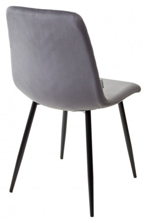Стул DUKE BLUVEL-14 GREY, велюр / черный каркас М-City в Новом Уренгое - novyy-urengoy.mebel24.online | фото 3