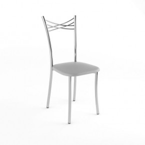 Стул хром Грация Стандарт серый-700 1-кат в Новом Уренгое - novyy-urengoy.mebel24.online | фото