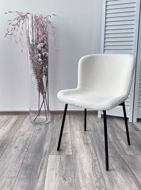 Стул RIYA UF992-01 Белый, teddy / черный каркас М-City в Новом Уренгое - novyy-urengoy.mebel24.online | фото 3
