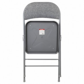 Стул складной BRABIX "Golf Plus CF-003 КОМФОРТ", серый каркас, серая ткань, 532890 в Новом Уренгое - novyy-urengoy.mebel24.online | фото 3