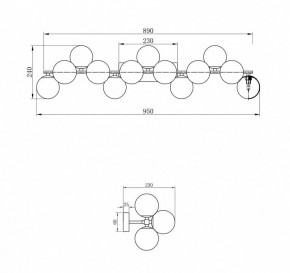 Светильник на штанге Maytoni Dallas MOD547WL-13CH в Новом Уренгое - novyy-urengoy.mebel24.online | фото 3