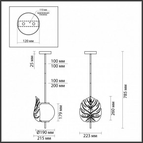 Светильник на штанге Odeon Light Jungle 4864/1 в Новом Уренгое - novyy-urengoy.mebel24.online | фото 3