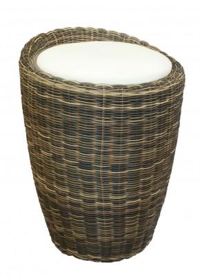 Табурет с местом для хранения LM-1100Rattan, кремовый в Новом Уренгое - novyy-urengoy.mebel24.online | фото