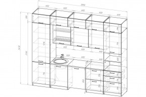 ТЕРЦИЯ Кухонный гарнитур Экстра 5 (3000 мм) в Новом Уренгое - novyy-urengoy.mebel24.online | фото 2