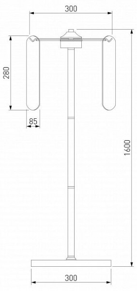 Торшер Eurosvet Claire 01171/3 золото в Новом Уренгое - novyy-urengoy.mebel24.online | фото 3