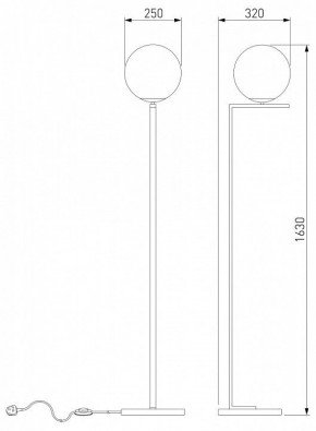 Торшер Eurosvet Shape 01214/1 хром в Новом Уренгое - novyy-urengoy.mebel24.online | фото 3
