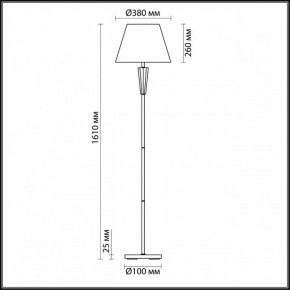 Торшер Lumion Loraine 3733/1F в Новом Уренгое - novyy-urengoy.mebel24.online | фото