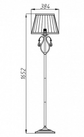 Торшер Maytoni Brionia ARM172-11-G в Новом Уренгое - novyy-urengoy.mebel24.online | фото 2