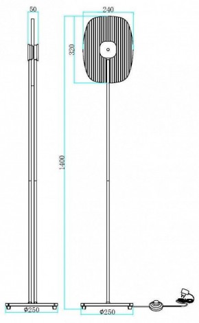 Торшер Maytoni Eclipse MOD152FL-L1BK в Новом Уренгое - novyy-urengoy.mebel24.online | фото 2