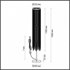 Торшер Odeon Light Chokka 5028/3F в Новом Уренгое - novyy-urengoy.mebel24.online | фото 4