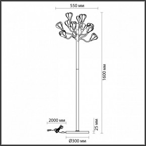 Торшер Odeon Light Gardi 5090/12F в Новом Уренгое - novyy-urengoy.mebel24.online | фото 5