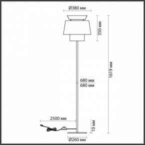 Торшер Odeon Light Kressa 4992/1F в Новом Уренгое - novyy-urengoy.mebel24.online | фото 4