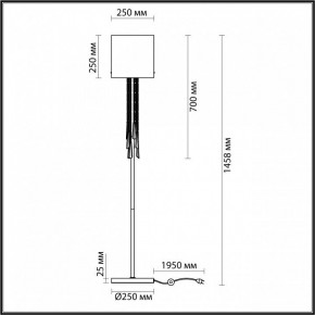 Торшер Odeon Light Nicole 4890/1F в Новом Уренгое - novyy-urengoy.mebel24.online | фото 4