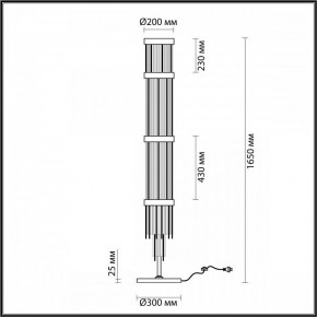 Торшер Odeon Light York 4788/12F в Новом Уренгое - novyy-urengoy.mebel24.online | фото 3