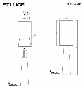 Торшер ST-Luce Jackie SL1354.705.01 в Новом Уренгое - novyy-urengoy.mebel24.online | фото 5