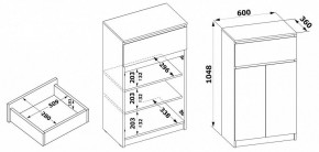 Тумба для обуви ТП-12 в Новом Уренгое - novyy-urengoy.mebel24.online | фото 4