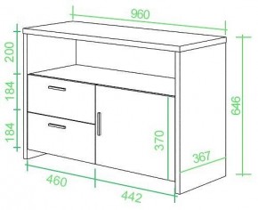 Тумба комбинированная Домино Lite ТБЛ в Новом Уренгое - novyy-urengoy.mebel24.online | фото 2