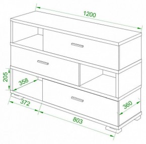 Тумба комбинированная Домино СБ-40/3-ПВК в Новом Уренгое - novyy-urengoy.mebel24.online | фото 2