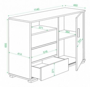 Тумба комбинированная Домино ТБ-45 в Новом Уренгое - novyy-urengoy.mebel24.online | фото 3