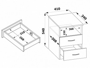 Тумба КТ-09.1 в Новом Уренгое - novyy-urengoy.mebel24.online | фото 2