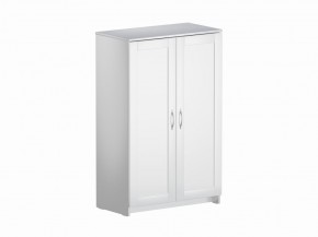 Тумба СИРИУС двухдверная высокая, цвет белый в Новом Уренгое - novyy-urengoy.mebel24.online | фото