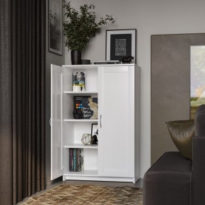 Тумба СИРИУС двухдверная высокая, цвет белый в Новом Уренгое - novyy-urengoy.mebel24.online | фото 4