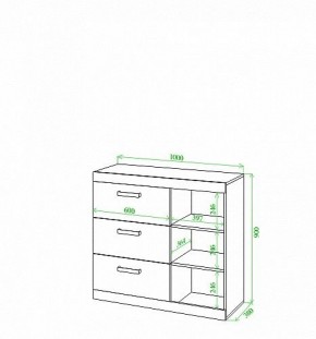 Тумба Toivo Км104 в Новом Уренгое - novyy-urengoy.mebel24.online | фото 2