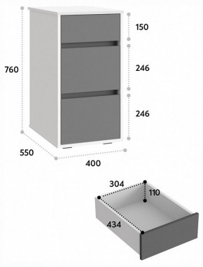 Тумбочка Оскар ОС-10 в Новом Уренгое - novyy-urengoy.mebel24.online | фото 5