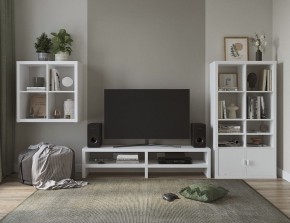 ТВ-тумба Энкель ТВ16, тамбурат, цвет белый в Новом Уренгое - novyy-urengoy.mebel24.online | фото 4