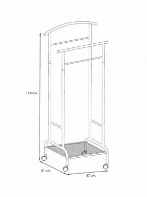 Вешалка для костюма Римини 2М в Новом Уренгое - novyy-urengoy.mebel24.online | фото 4