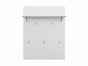 Вешалка СИРИУС настенная с полкой, цвет белый в Новом Уренгое - novyy-urengoy.mebel24.online | фото