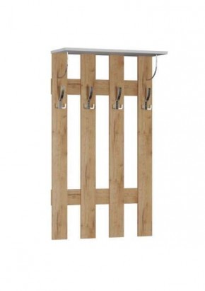 Вешалка Ямайка ЯПВ-1 Дуб крафт золотой/Белый в Новом Уренгое - novyy-urengoy.mebel24.online | фото