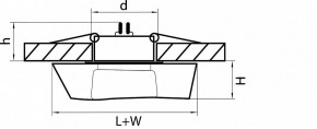 Встраиваемый светильник Lightstar Flutto 006430 в Новом Уренгое - novyy-urengoy.mebel24.online | фото 3