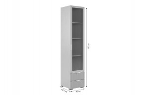 ЗЕФИР Гостиная К1 (белое дерево/белый муар) в Новом Уренгое - novyy-urengoy.mebel24.online | фото 5