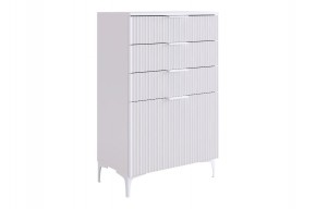 ЗЕФИР Комод (белый муар) в Новом Уренгое - novyy-urengoy.mebel24.online | фото